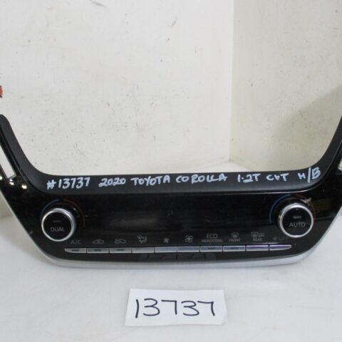 2020 TOYOTA COROLLA 1.2T CVT H/B (AE210) CLIMATE CONTROL UNIT