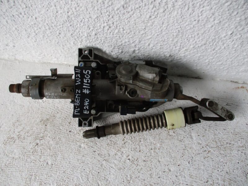 2005 MERCEDES BENZ W211 E240 SEDAN MANUAL STEERING SHAFT WITH LOCK SENSOR