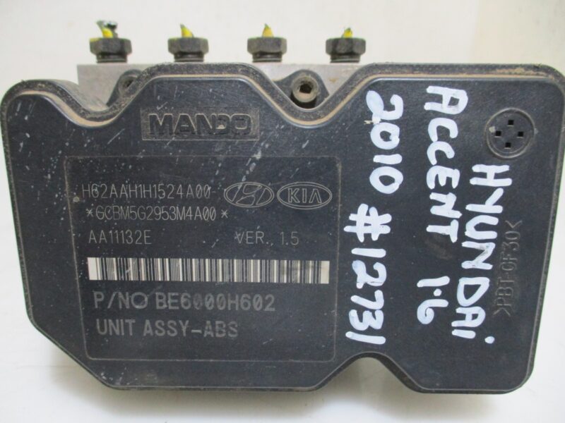 2010 HYUNDAI ACCENT 1.6I H/B ABS PUMP
