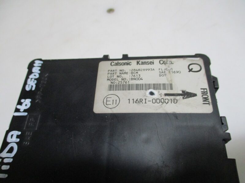 2007 NISSAN TIIDA 1.6I SEDAN BODY CONTROL MODULE - Image 2