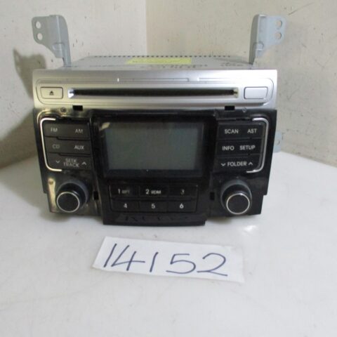 2011 HYUNDAI SONATA 2.4I A/T RADIO