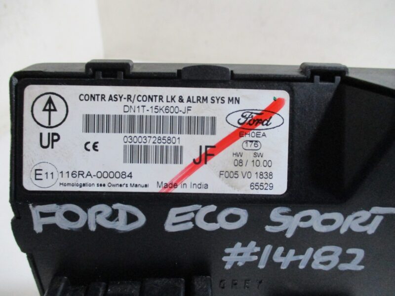 2016 FORD ECO-SPORT 1.0T BODY CONTROL MODULE - Image 2
