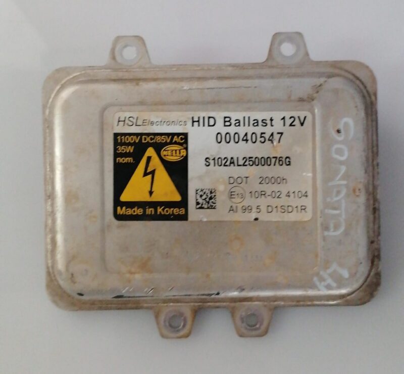 2011 HYUNDAI SONATA 2.4I GLS A/T LH HEADLAMP HID BALLAST