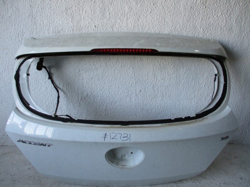 2010 HYUNDAI ACCENT 1.6I H/B TAILDOOR SHELL