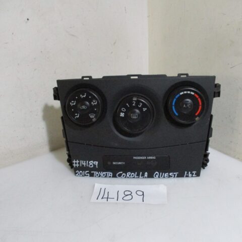 2015 TOYOTA COROLLA QUEST 1.6i CLIMATE CONTROL UNIT