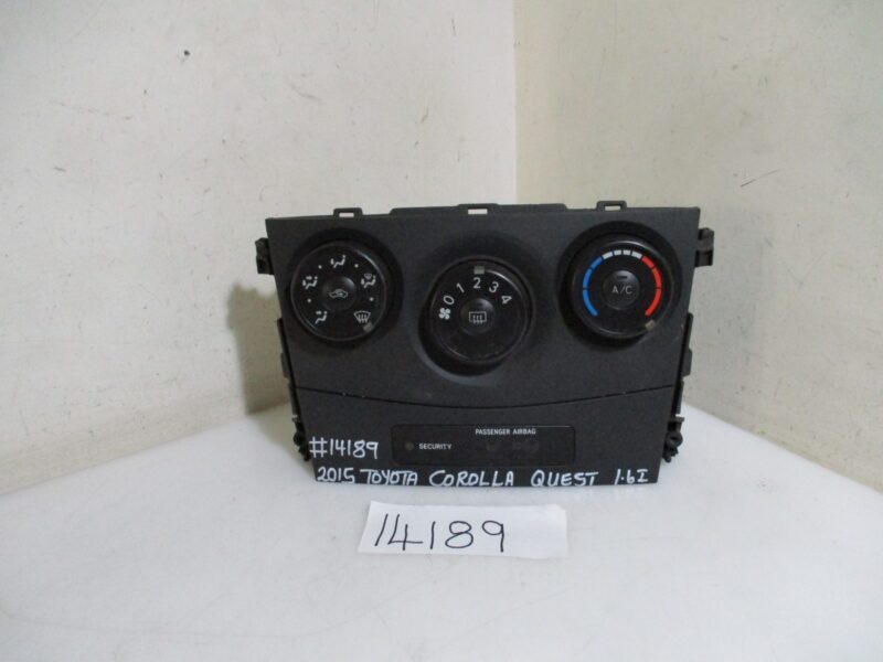 2015 TOYOTA COROLLA QUEST 1.6i CLIMATE CONTROL UNIT