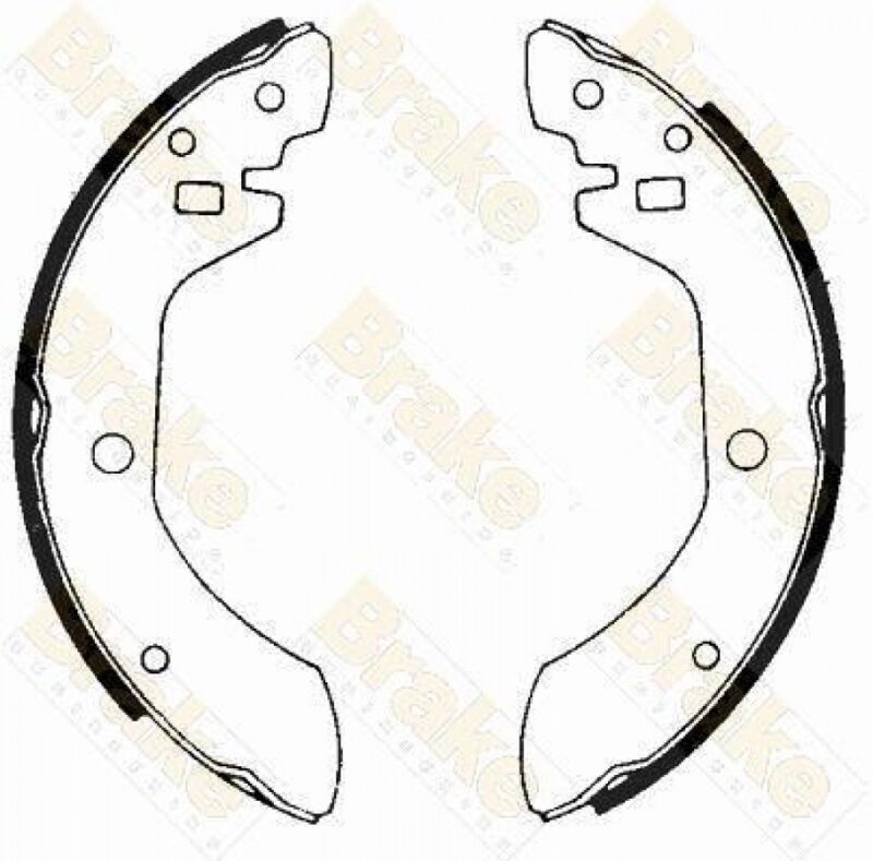 82-87 NISSAN SKYLINE 2.8 GLX REAR BRAKE LININGS