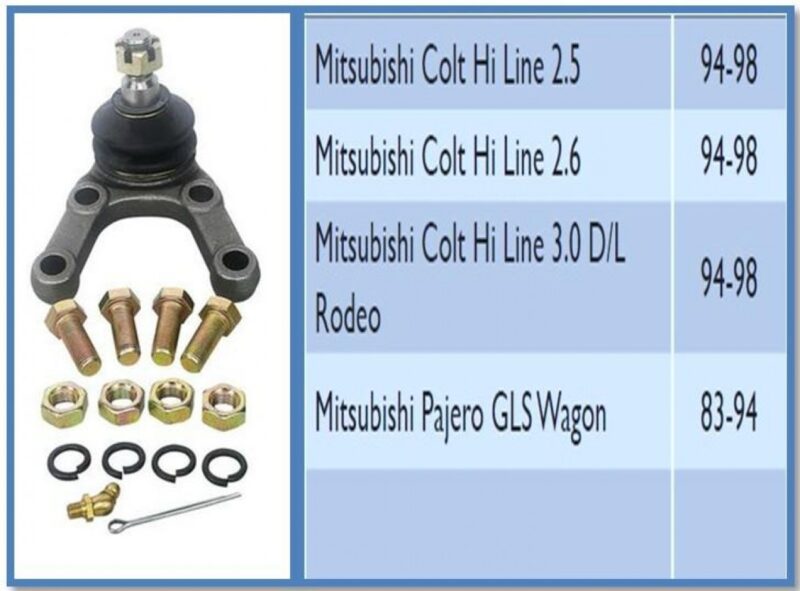 94-98 MITSUBISHI COLT (2.5/2.6/3.0) LOWER BALL JOINT