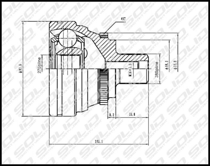 94-97 AUDI A6 2.8 OUTER CV JOINTS