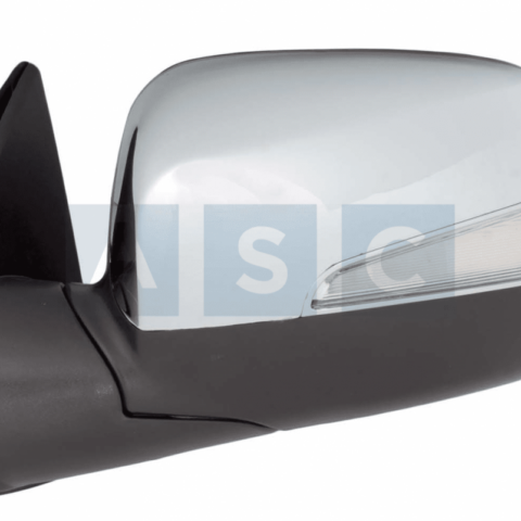 09-11 ISUZU DMAX LH DOOR MIRROR CHROME/BLACK (ELECT)