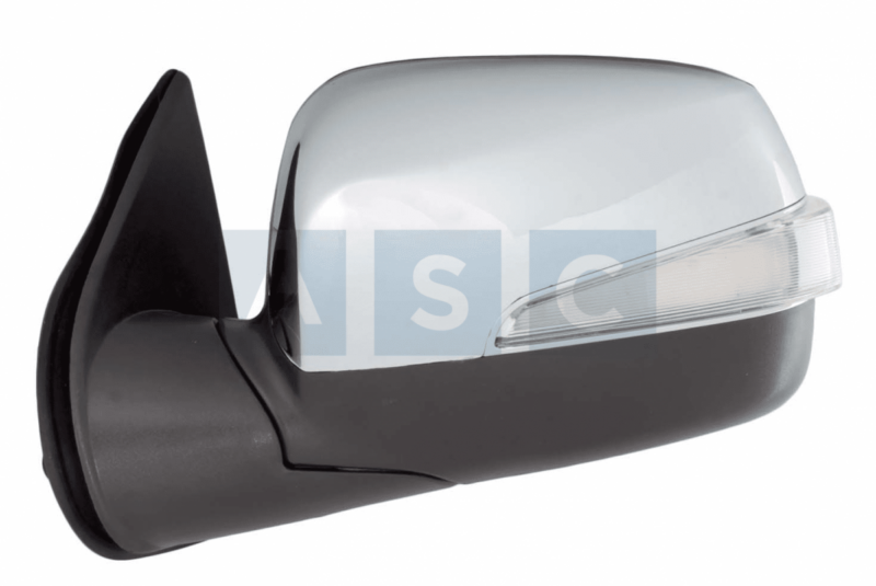09-11 ISUZU DMAX LH DOOR MIRROR CHROME/BLACK (ELECT)