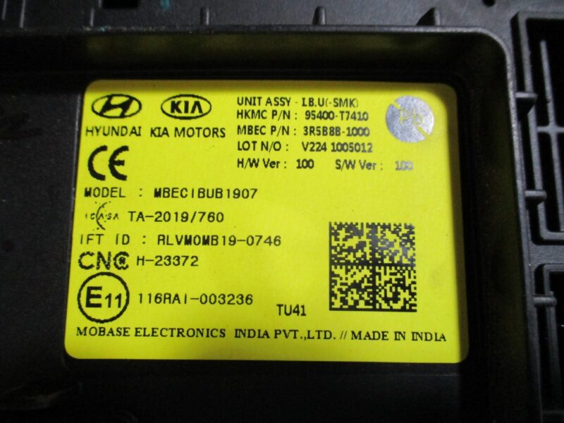 2021 HYUNDAI I20 1.2I MOTION BODY CONTROL MODULE - Image 2