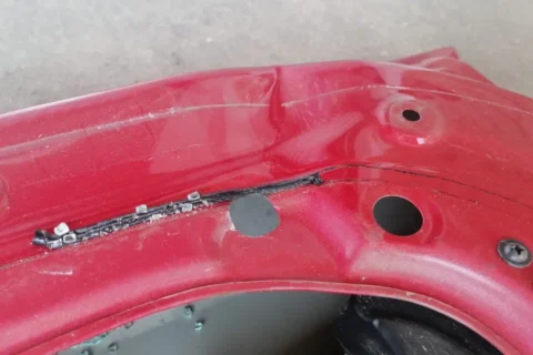 2015 KIA RIO 1.4I H/B LF DOORSHELL (DAMAGED INSIDE) - Image 2