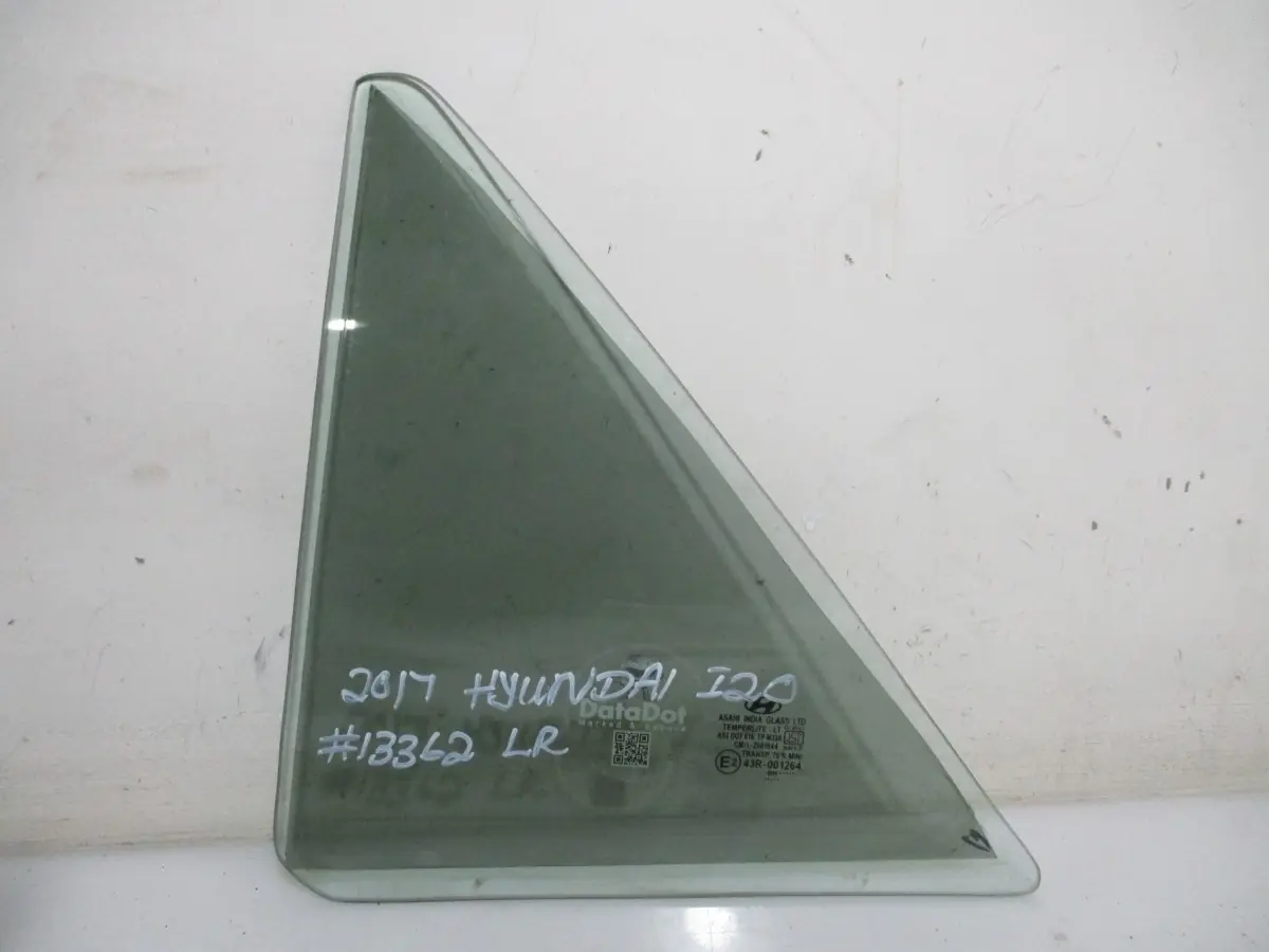 2017 HYUNDAI I20 1.2I LR 1/4 GLASS