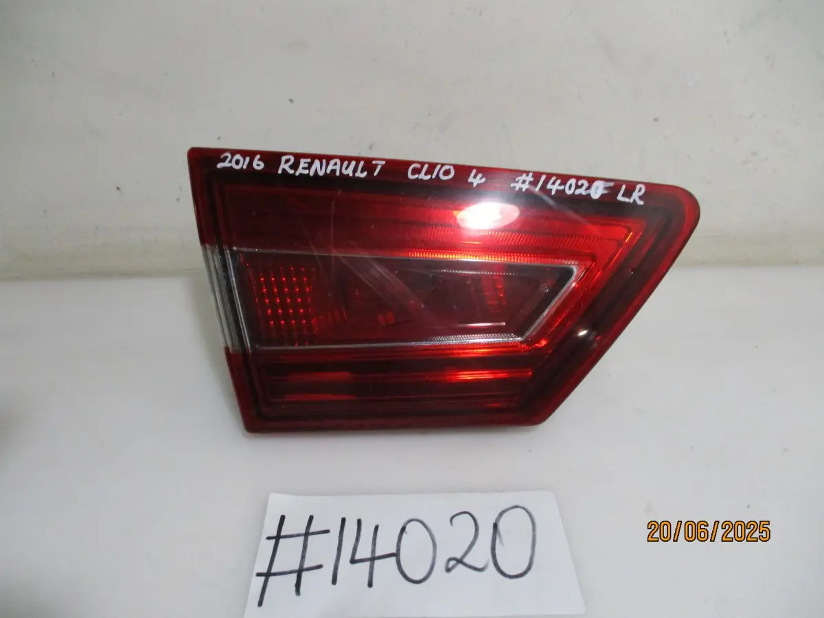 2016 RENAULT CLIO 900TI BLAZE LR BOOTLAMP