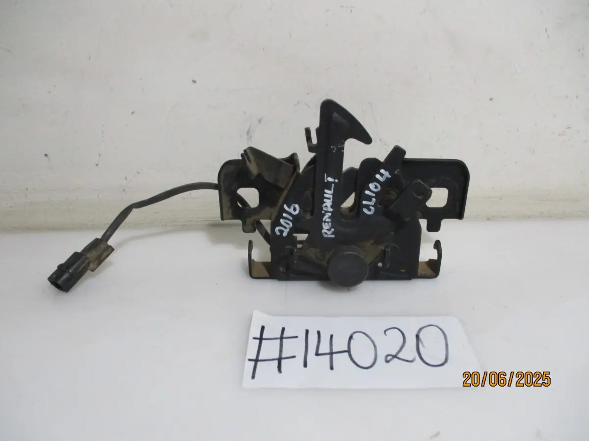 2016 RENAULT CLIO 900TI BLAZE BONNET LOCK