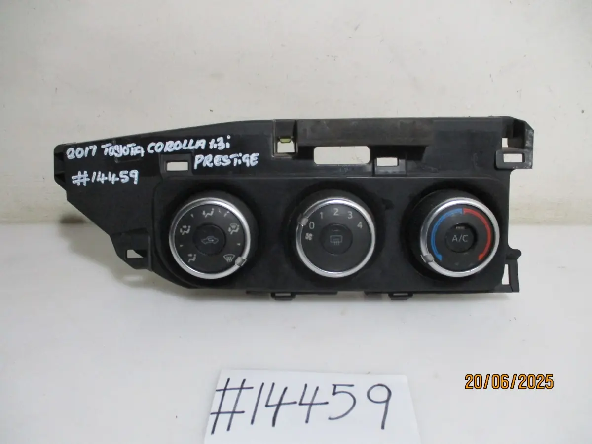 2017 TOYOTA COROLLA 1.3I PRESTIGE CLIMATE CONTROL UNIT