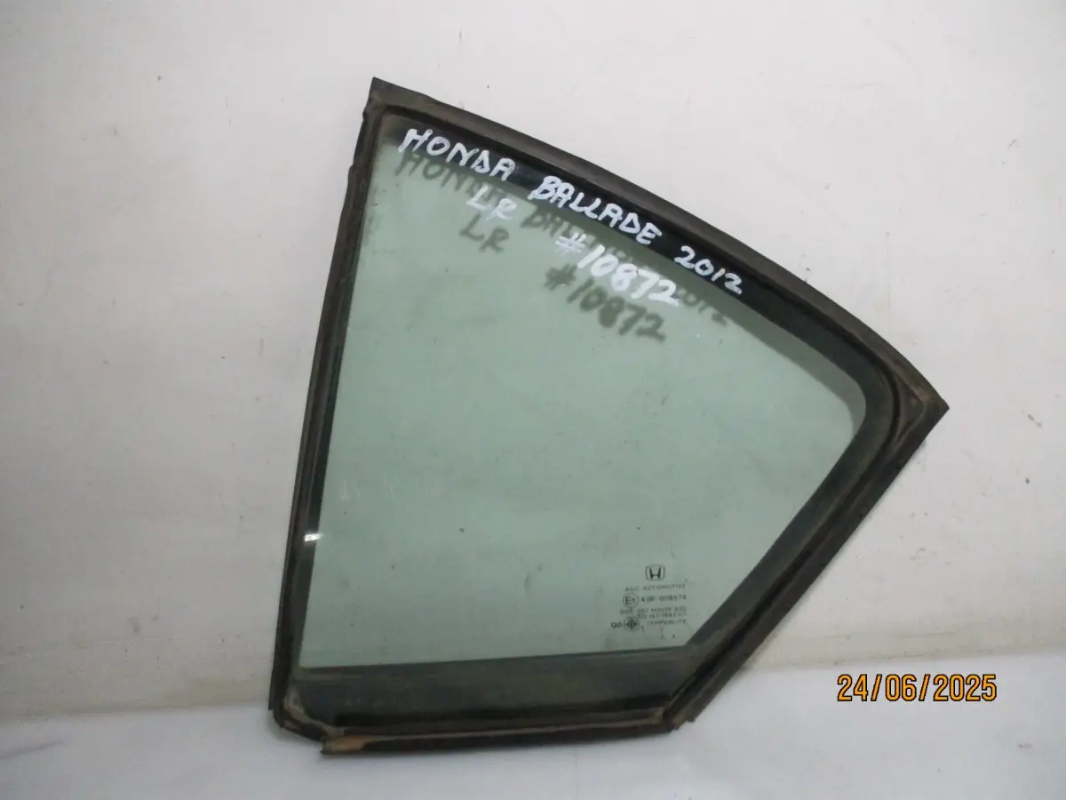 2012 HONDA BALLADE 1.5I LR 1/4 GLASS