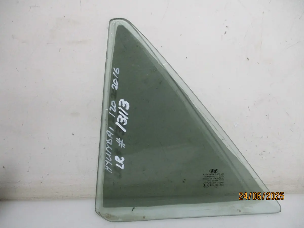 2016 HYUNDAI I20 1.2I LR 1/4 GLASS