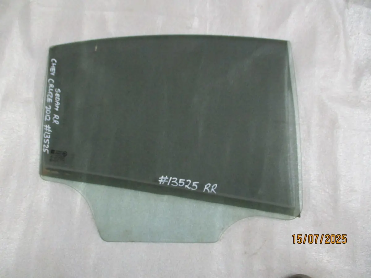 2012 CHEVROLET CRUZE 1.8I SEDAN RR DOOR GLASS