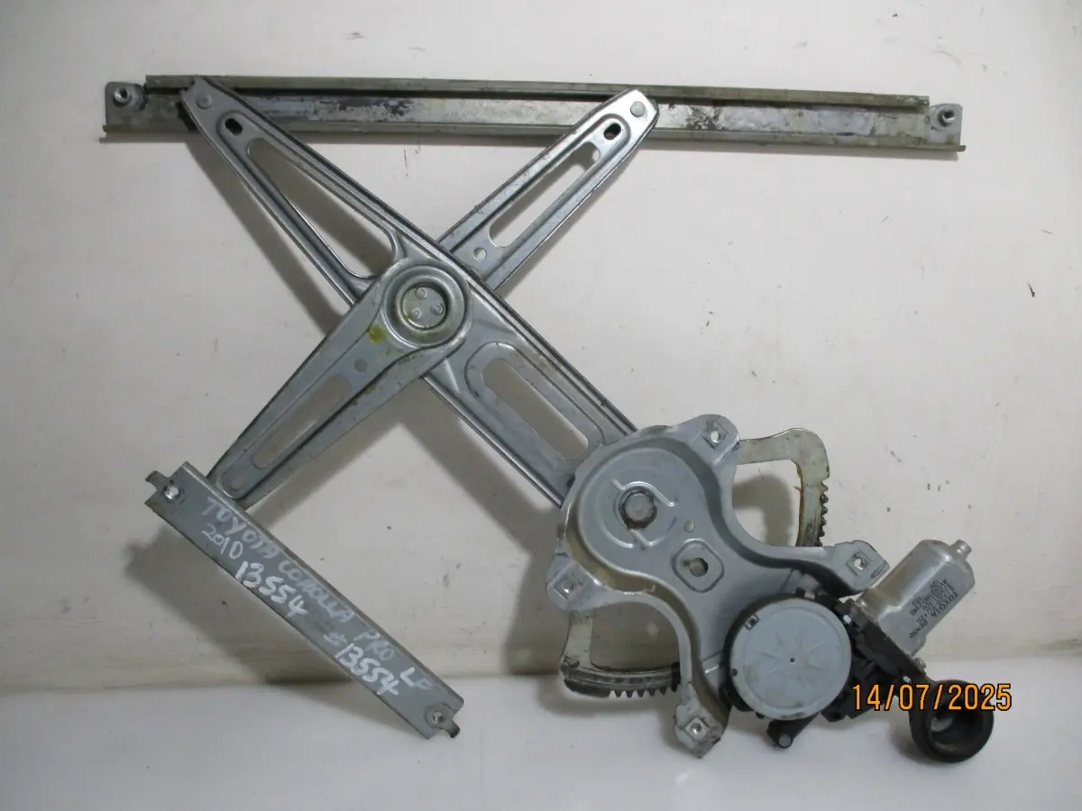2008 TOYOTA COROLLA PRO 1.4I LF WINDER MECH + MOTOR