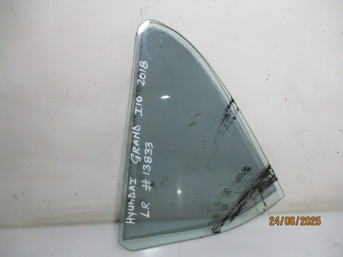 2018 HYUNDAI GRAND I10 1.0I LR 1/4 GLASS