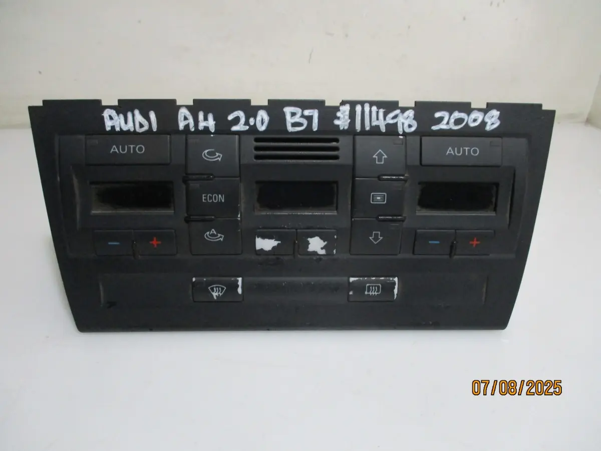 2007 AUDI A4 B7 2.0TFSI CLIMATE CONTROL UNIT