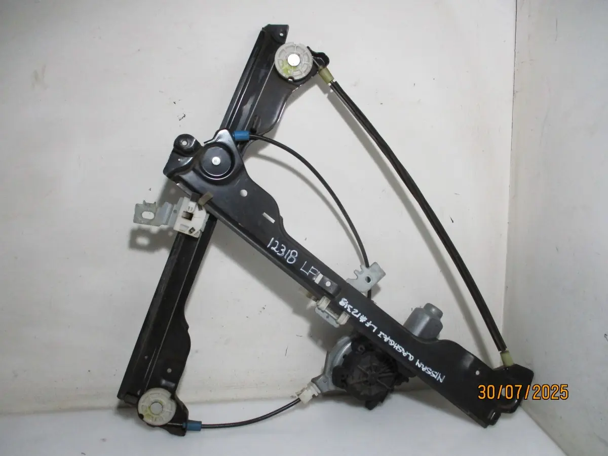 2010 NISSAN QASHQAI 1.6I LF WINDER MECH + MOTOR