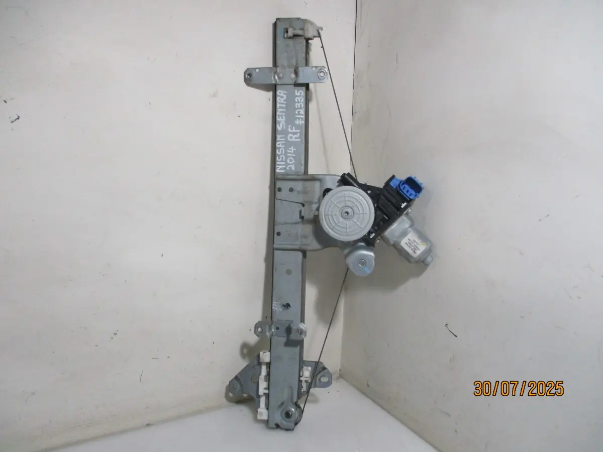 2014 NISSAN SENTRA 1.6I RF WINDER MECH + MOTOR