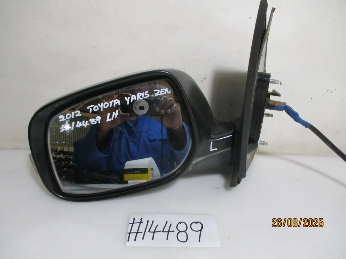 2012 TOYOTA YARIS 1.3I SEDAN A/T LH DOORMIRROR WITH INDICATOR (ELECT)