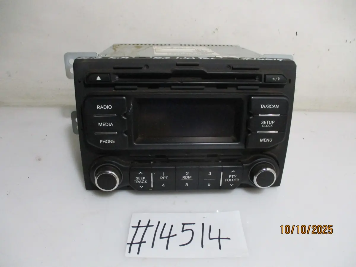 2013 KIA RIO 1.4I TEC SEDAN RADIO