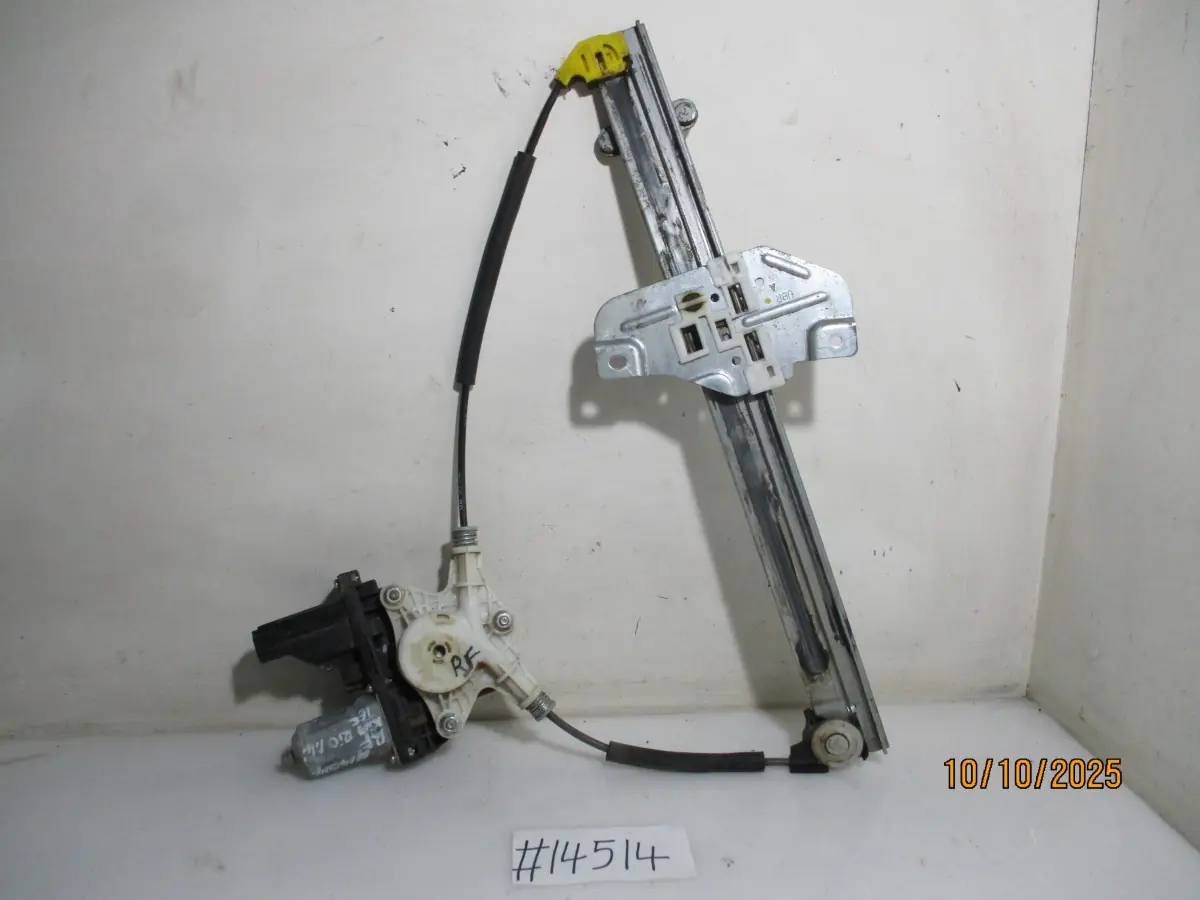 2013 KIA RIO 1.4I TEC SEDAN RF WINDER MECH + MOTOR