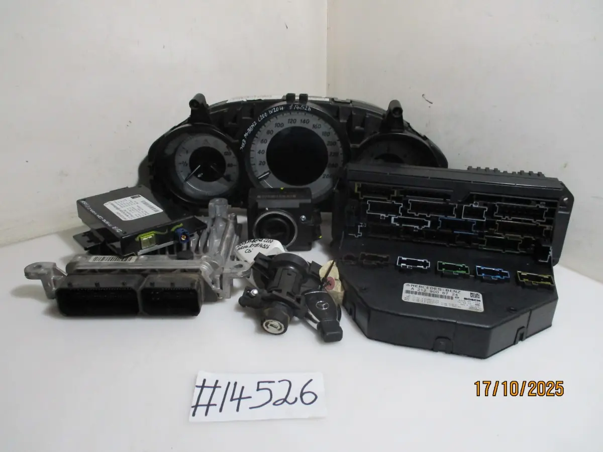 2013 MERCEDES BENZ C200 CDI W204 BLUEEFFICIENCY A/T LOCKSET