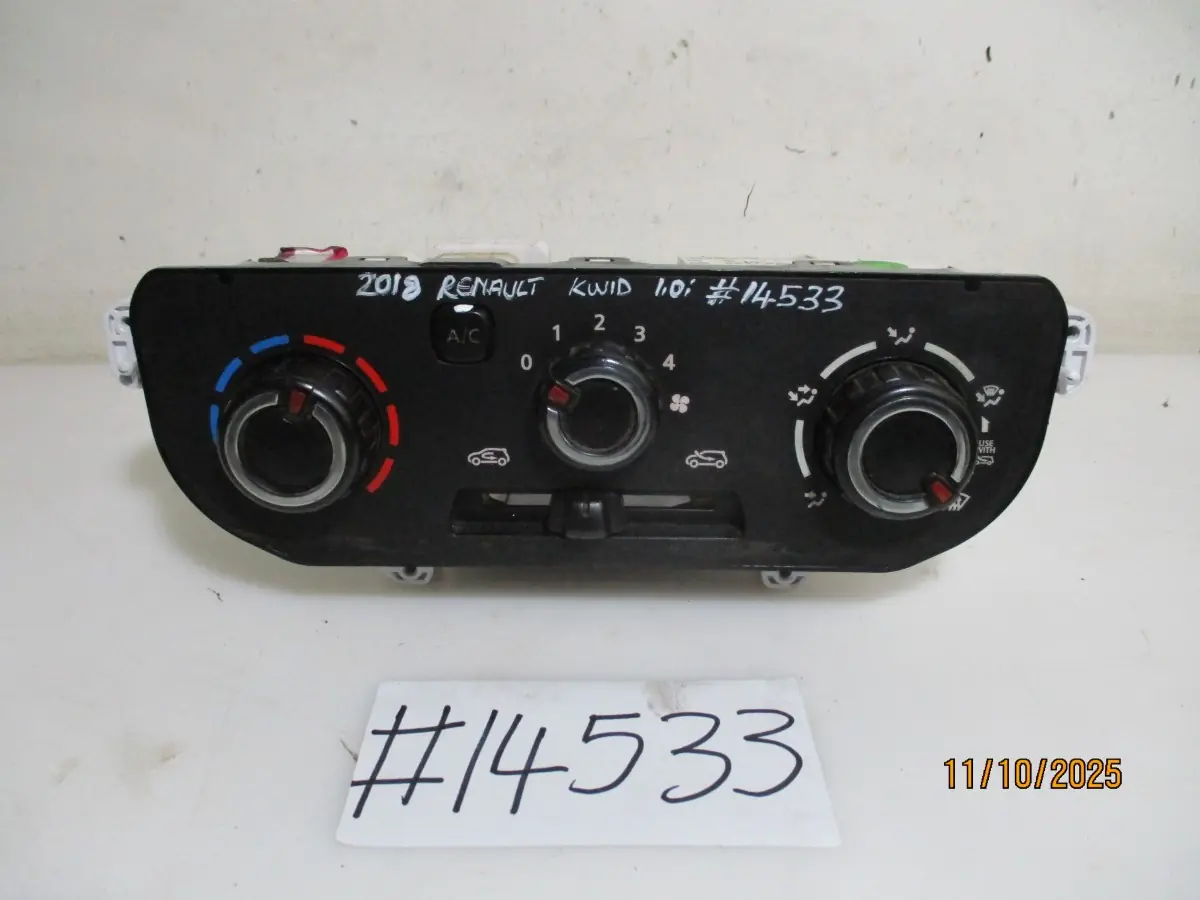 2018 RENAULT KWID 1.0I CLIMATE CONTROL UNIT
