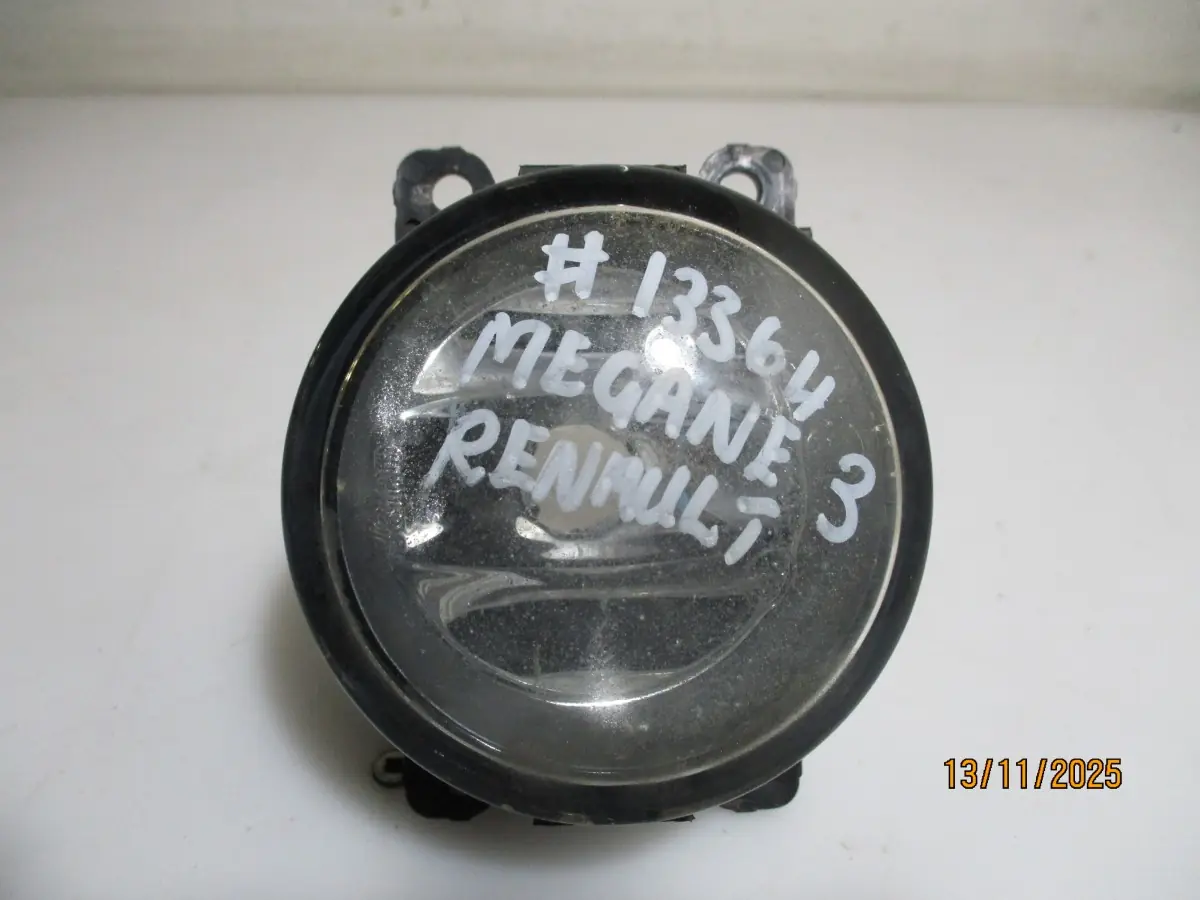 2011 RENAULT MEGANE 3 1.6I FOGLAMP RH=LH