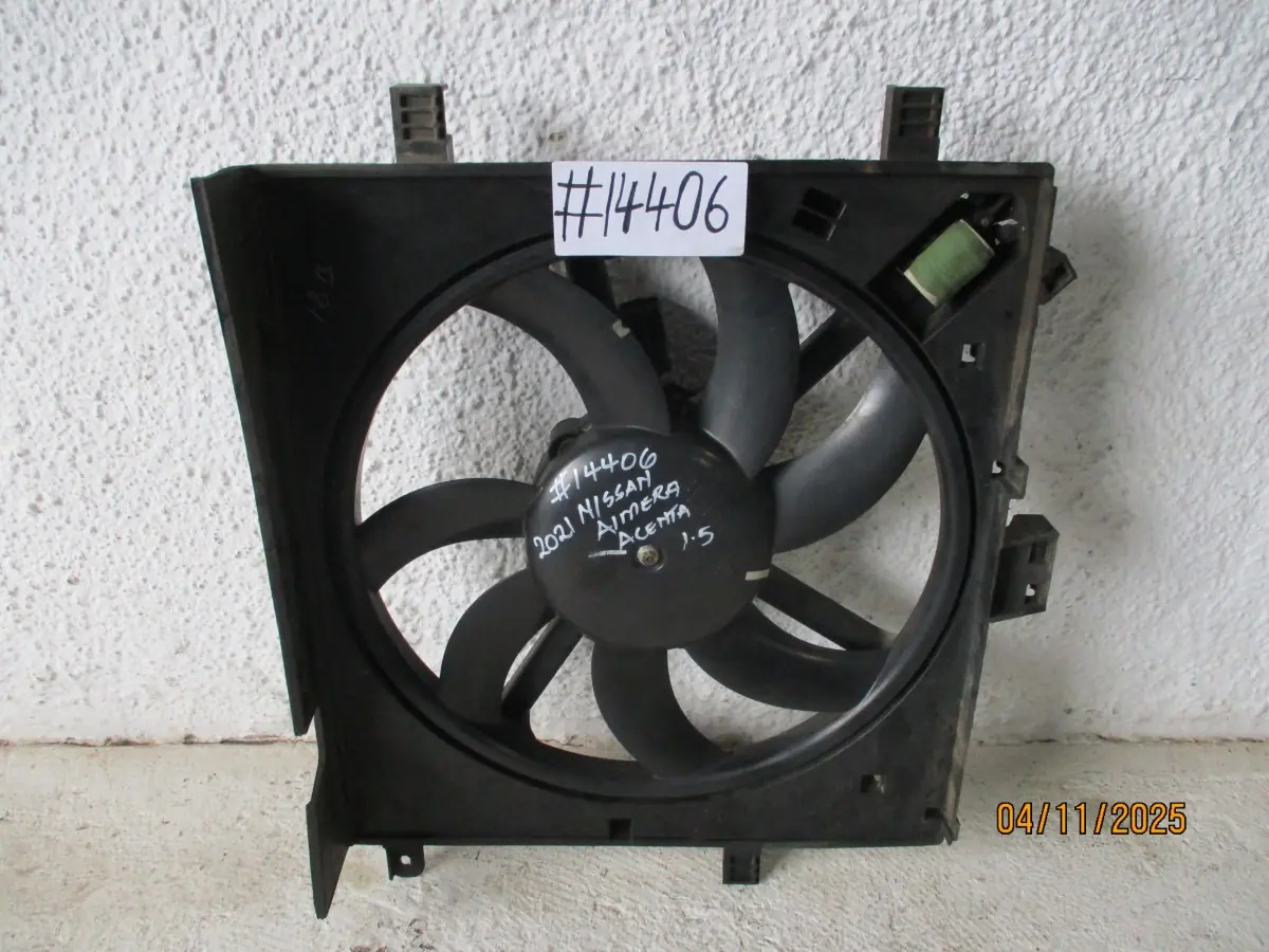 2017 NISSAN ALMERA 1.5i SEDAN RADIATOR FAN