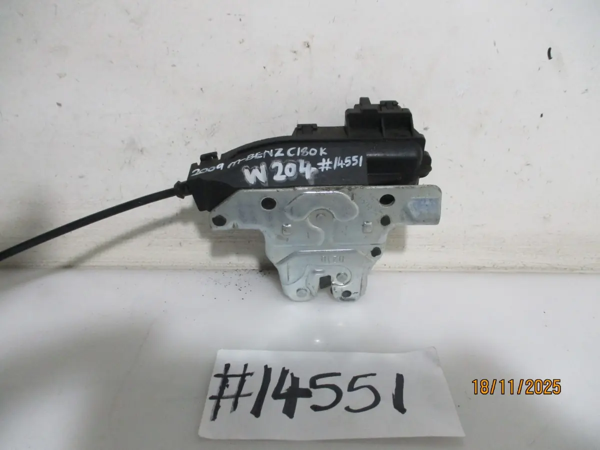 2009 MERCEDES-BENZ C180K W204 BLUEEFFICENCY A/T BOOTLOCK