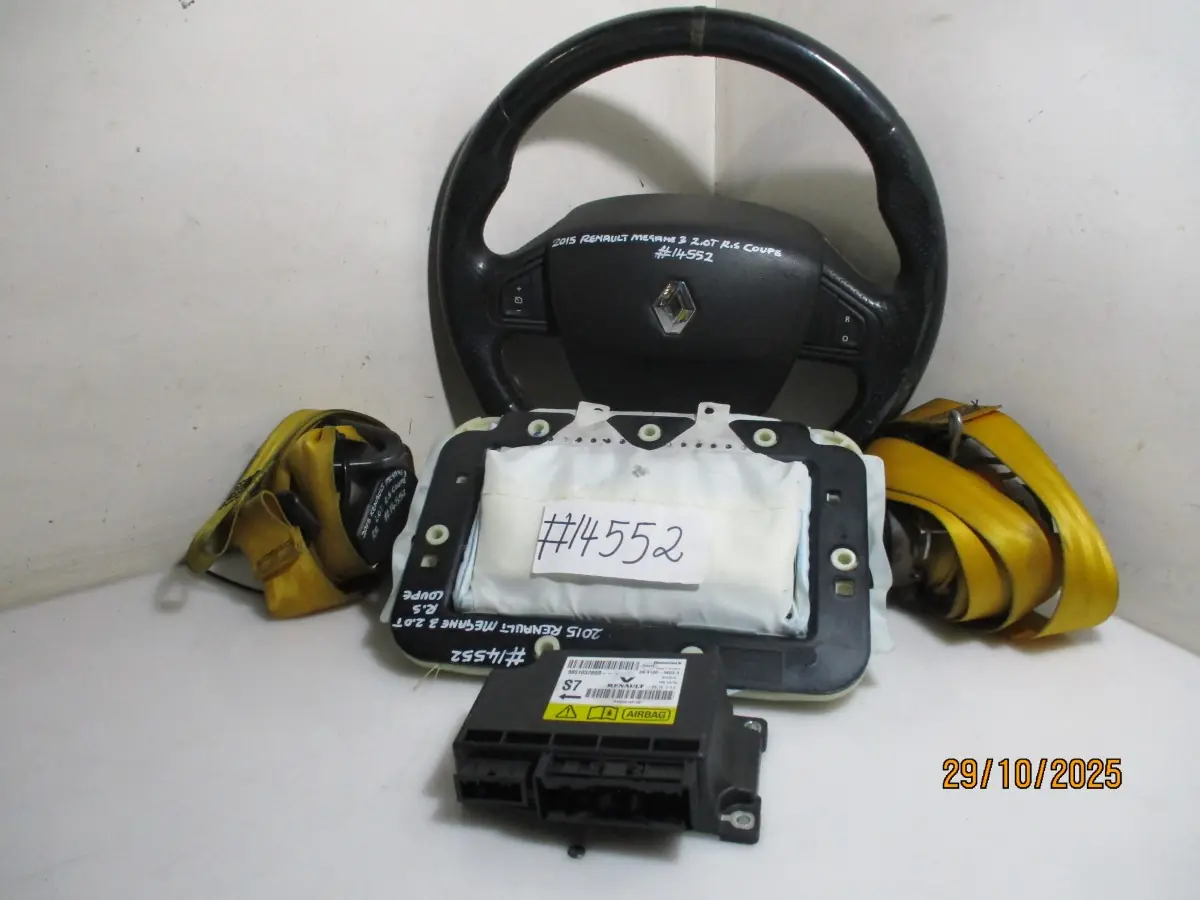 2015 RENAULT MEGANE 3 2.0T RS COUPE AIRBAG SET