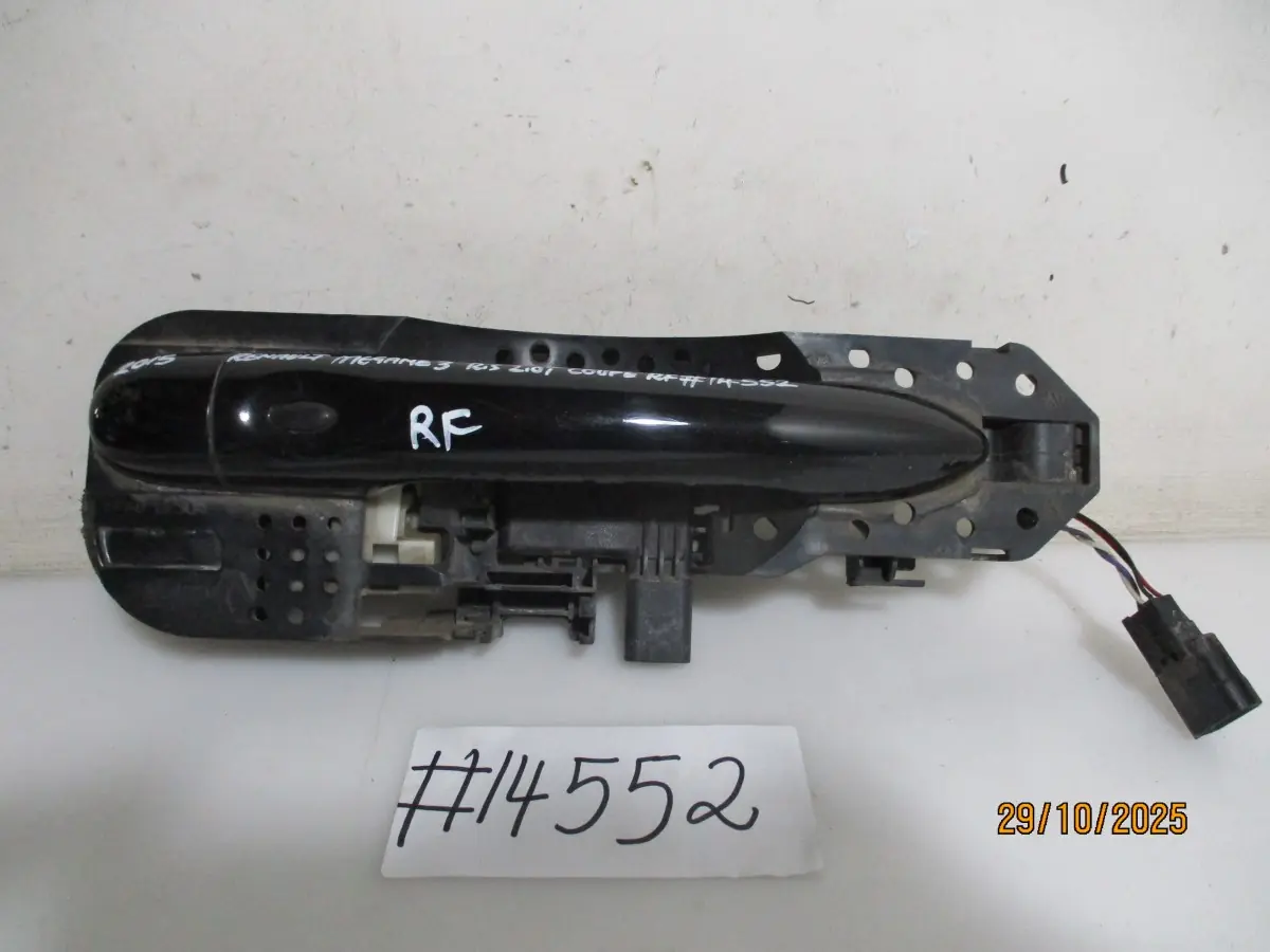 2015 RENAULT MEGANE 3 2.0T RS COUPE RF DOOR HANDLE