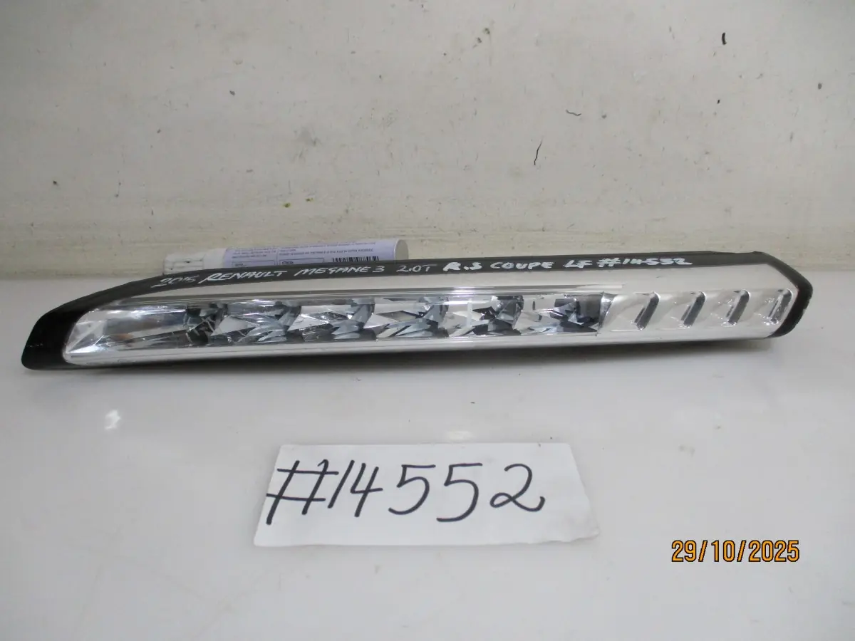 2015 RENAULT MEGANE 3 2.0T RS COUPE LH DAYTIME RUNNING LIGHT