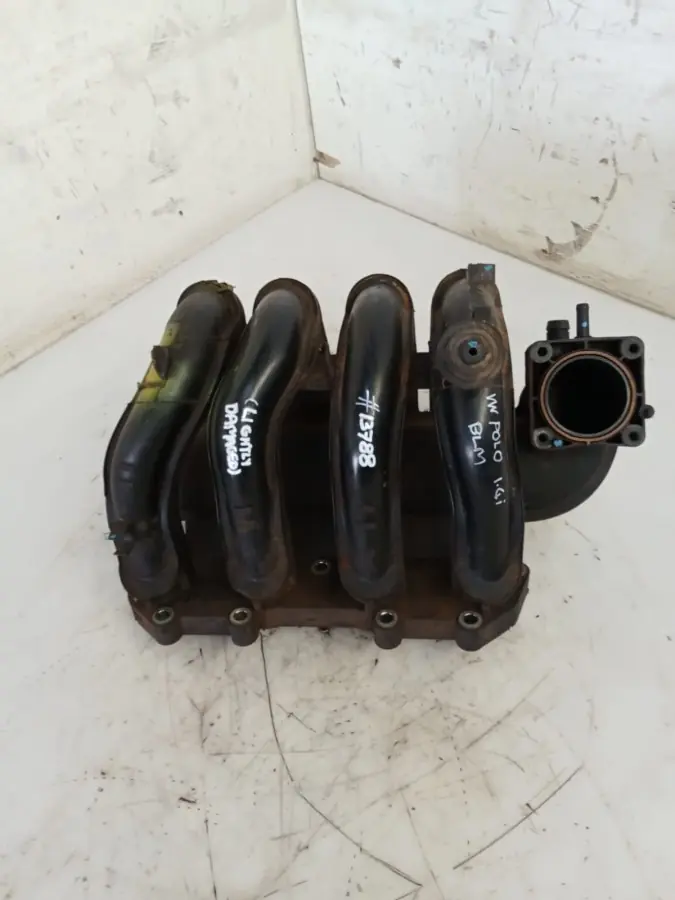 2007 VW POLO 1.4I H/B BLM INTAKE MANIFOLD (1 BRACKET DAMAGED)