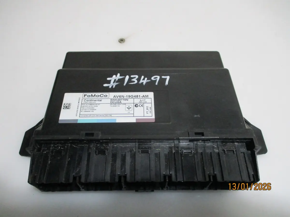 2014 FORD KUGA 1.6TI KEYLESS ENTRY CONTROL MODULE