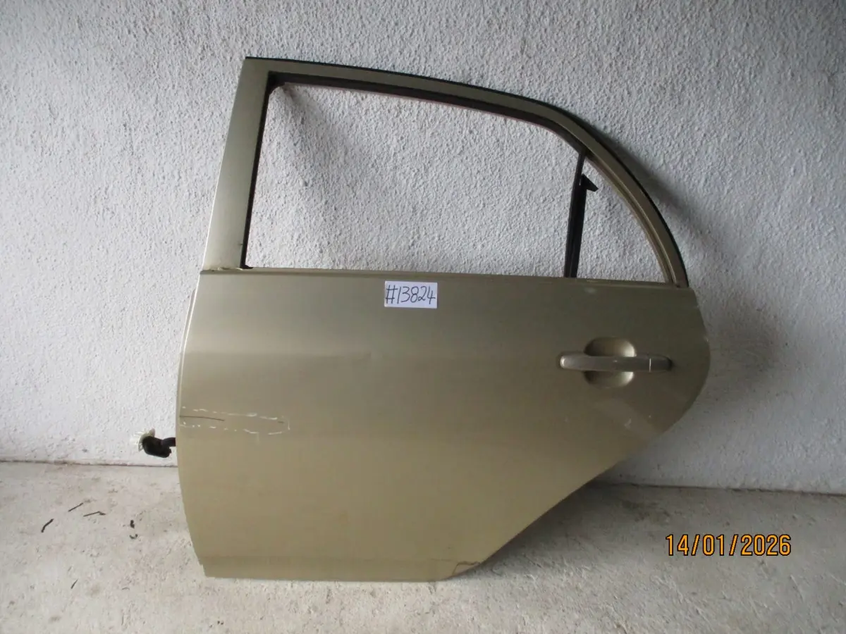 2010 TOYOTA COROLLA PRO 1.3I LR DOOR SHELL