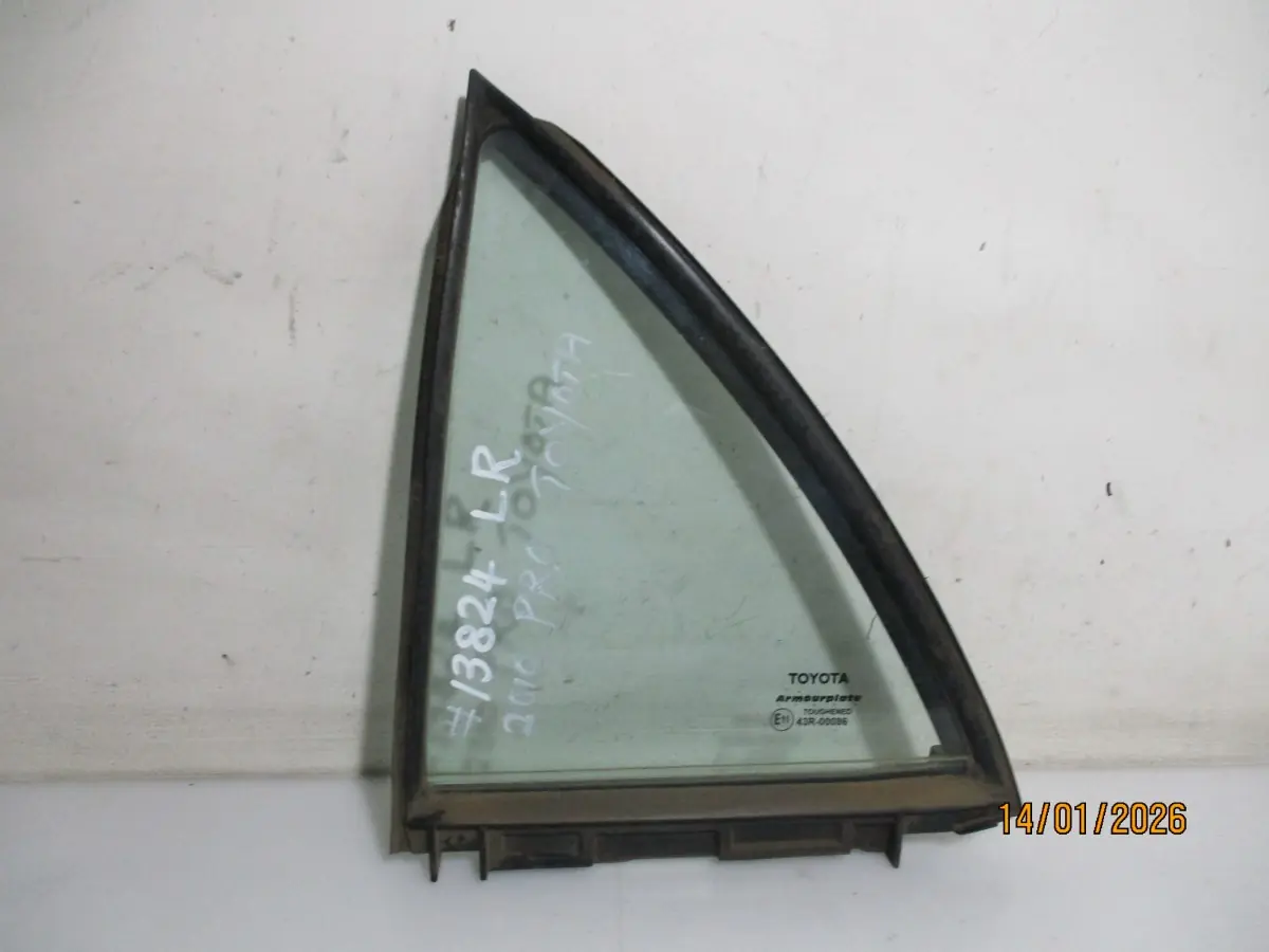 2010 TOYOTA COROLLA PRO 1.3I LR 1/4 GLASS