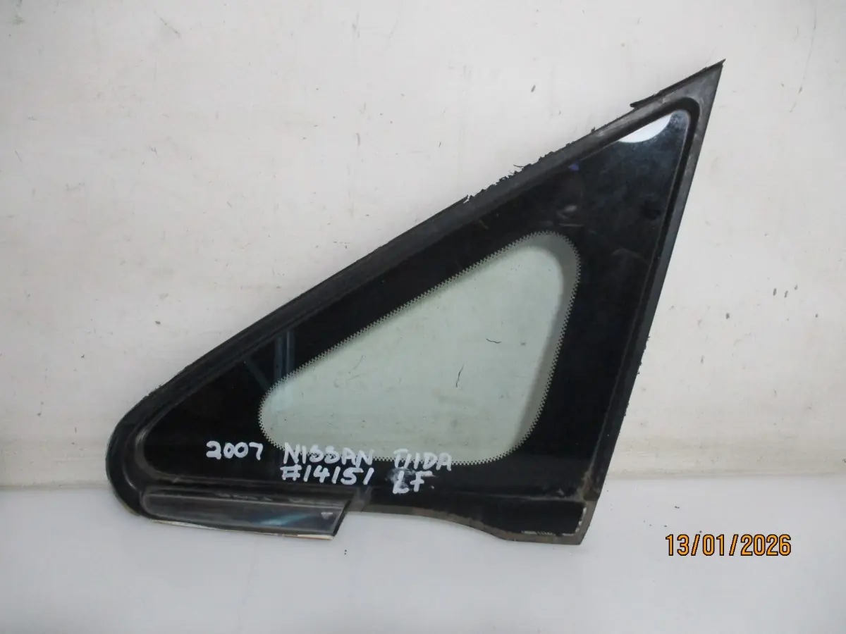 2007 NISSAN TIIDA 1.6I SEDAN LF 1/4 GLASS